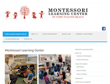 Tablet Screenshot of montessorifwb.com